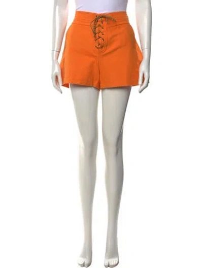 Pre-owned La Veste Mini Shorts In Orange