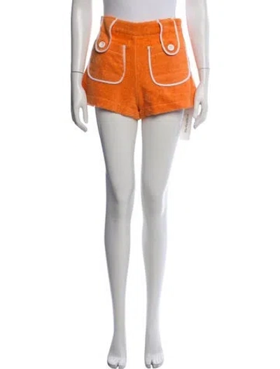 Pre-owned La Veste Mini Shorts In Orange