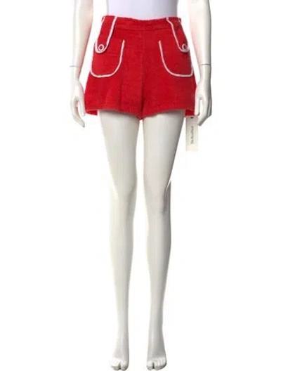 Pre-owned La Veste Mini Shorts In Red