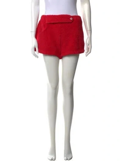 Pre-owned La Veste Mini Shorts In Red