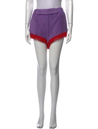 Pre-owned La Veste Mini Shorts In Red