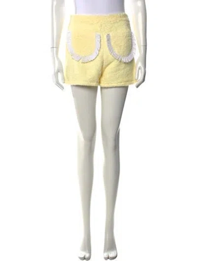 Pre-owned La Veste Mini Shorts W/ Tags In Yellow