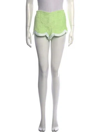 Pre-owned La Veste Mini Shorts In Yellow