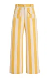 La Veste Parasol Cotton Pants In Yellow