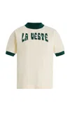 La Veste Ringer Cotton T-shirt In White