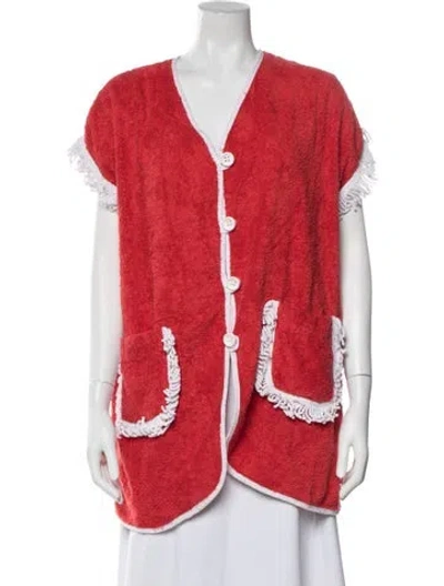 Pre-owned La Veste Robe In Red