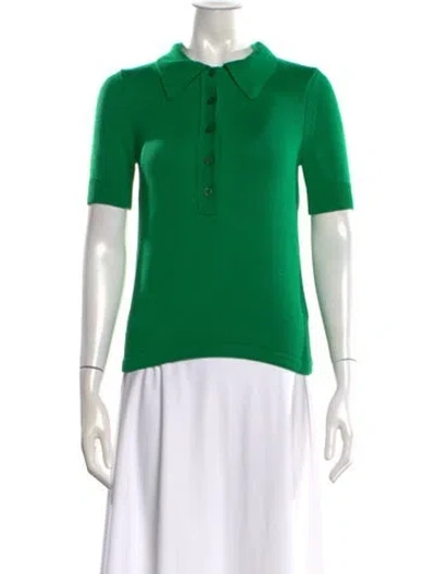 Pre-owned La Veste Short Sleeve Polo W/ Tags In Green