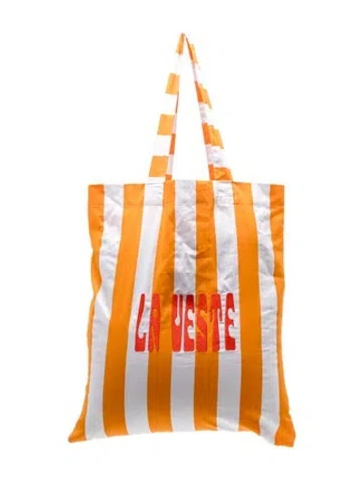 Pre-owned La Veste Tote In Multicolor