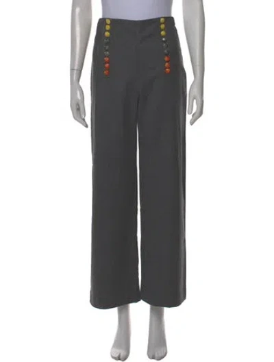Pre-owned La Veste Wide Leg Pants In Gray