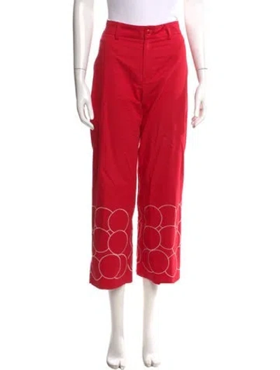 Pre-owned La Veste Wide Leg Pants In Red