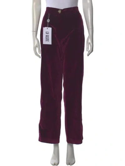 Pre-owned La Veste Wide Leg Pants W/ Tags In Purple