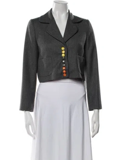 Pre-owned La Veste Wool Jacket In Gray