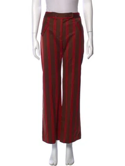 Pre-owned La Veste Wool Wide Leg Pants W/ Tags In Brown