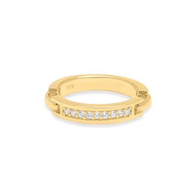 La Vie Jewelry Women's Belt Ring - Gold Plated