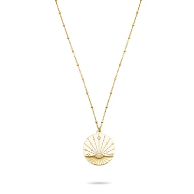 La Vie Jewelry Women's Rays Of Sun Necklace - Gold Plated