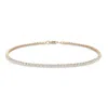 La Vie Jewelry Women's Thin Tennis  Bracelet- Gold Edition