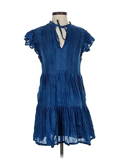 Pre-owned La Vie Rebecca Taylor Casual Dress In Blue