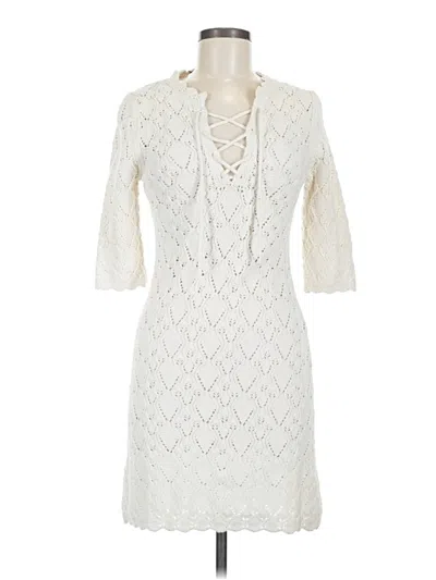 La Vie Rebecca Taylor Casual Dress In White