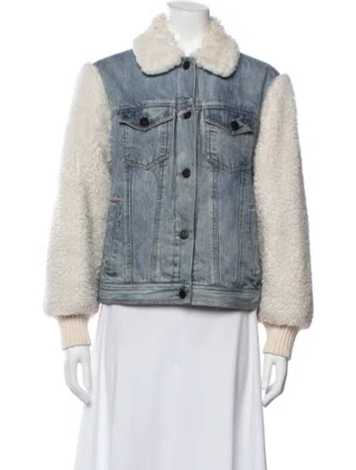 Pre-owned La Vie Rebecca Taylor Denim Jacket In Multi