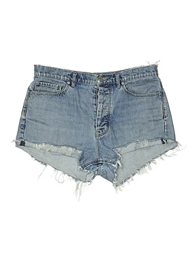 Pre-owned La Vie Rebecca Taylor Denim Shorts In Blue