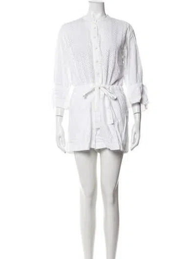 Pre-owned La Vie Rebecca Taylor Jumpsuit In White