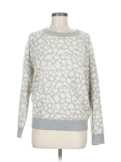 Pre-owned La Vie Rebecca Taylor Pullover Sweater In White