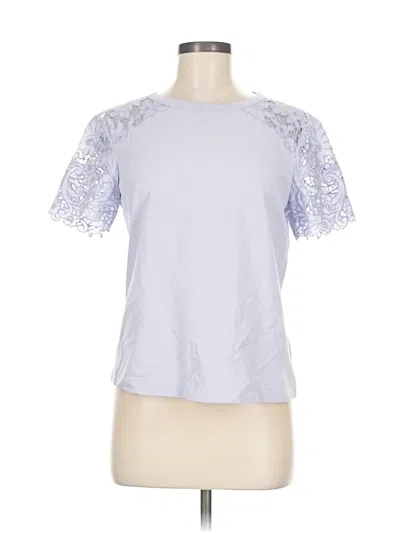 Pre-owned La Vie Rebecca Taylor Short Sleeve T-shirt In Silver