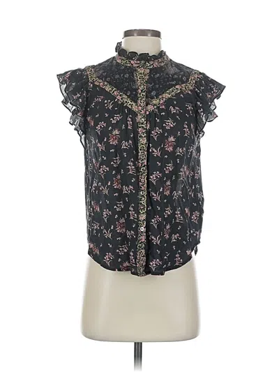 Pre-owned La Vie Rebecca Taylor Sleeveless Blouse In Black