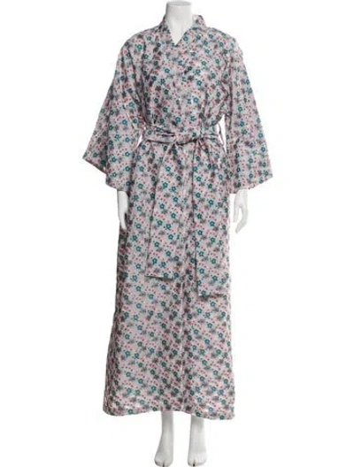 Pre-owned La Vie Style House Floral Print Nightgown In Multi