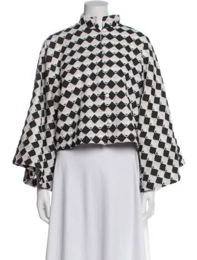 Pre-owned La Vie Style House Printed Jacket In White