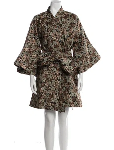 Pre-owned La Vie Style House Printed Mini Dress