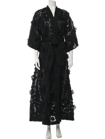 Pre-owned La Vie Style House Robe In Black