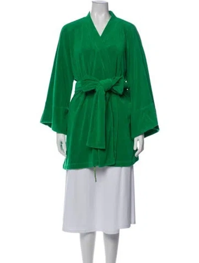 Pre-owned La Vie Style House Robe In Green