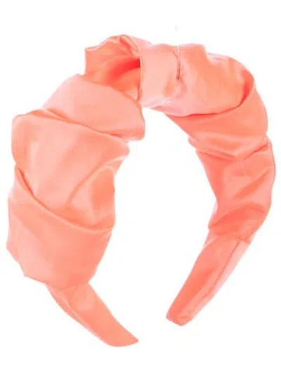 Pre-owned La Vie Style House Ruffle Headband In Pink
