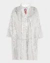 La Vie Style House Sequin Net Everyday Mini Dress In Silver