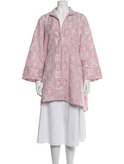 Pre-owned La Vie Style House Striped Jacket In Pink