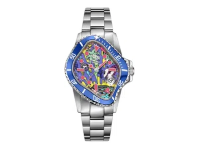 Pre-owned Laarvee Men's  X Steven Harrington "getting Away" Pea001sblu(sh05) Watch In X Steven Harrington "nigh