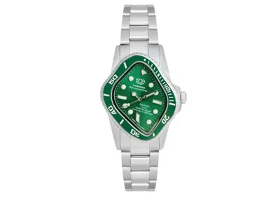 Pre-owned Laarvee Silver Precision Steel Pea1012 Watch In Stainless Steel