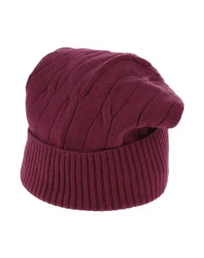 Lab Anna Rachele Woman Hat Plum Size Onesize Viscose, Polyester, Polyamide In Purple