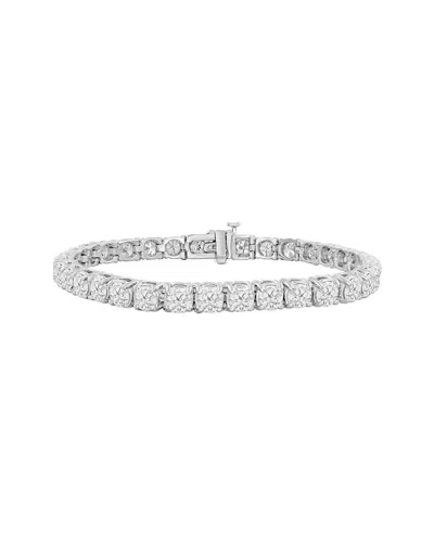 Lab Grown Diamonds 13.00 Ct. Tw. Lab-grown Diamond Tennis Bracelet In Metallic