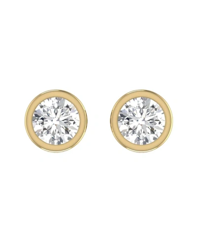 Lab Grown Diamonds 14k 0.25 Ct. Tw. Lab Grown Diamond Earrings In Gold