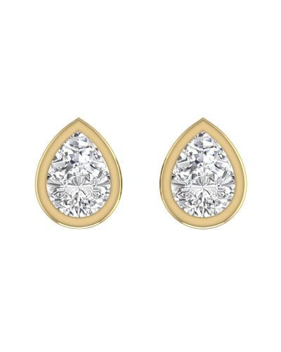 Lab Grown Diamonds 14k 0.25 Ct. Tw. Lab Grown Diamond Earrings In Gold