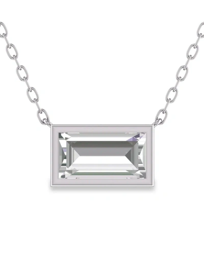 Lab Grown Diamonds 14k 0.25 Ct. Tw. Lab Grown Diamond Necklace In White