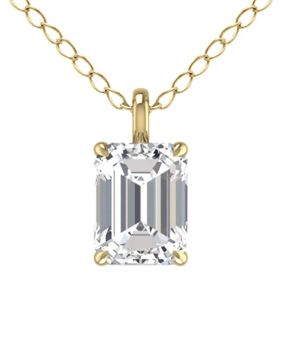 Lab Grown Diamonds 14k 0.25 Ct. Tw. Lab Grown Diamond Necklace In Gold