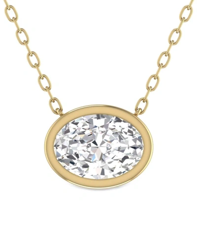 Lab Grown Diamonds 14k 0.25 Ct. Tw. Lab Grown Diamond Necklace In Gold