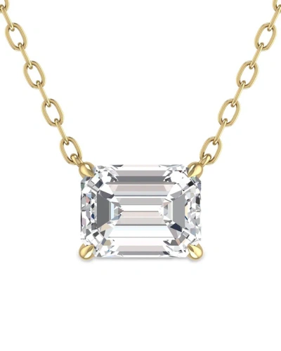 Lab Grown Diamonds 14k 0.25 Ct. Tw. Lab Grown Diamond Necklace In Gold