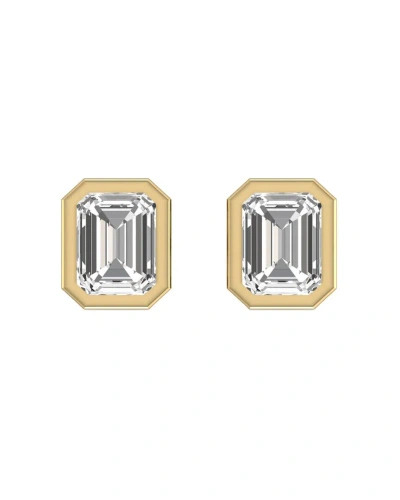Lab Grown Diamonds 14k 0.50 Ct. Tw. Lab Grown Diamond Earrings In Gold
