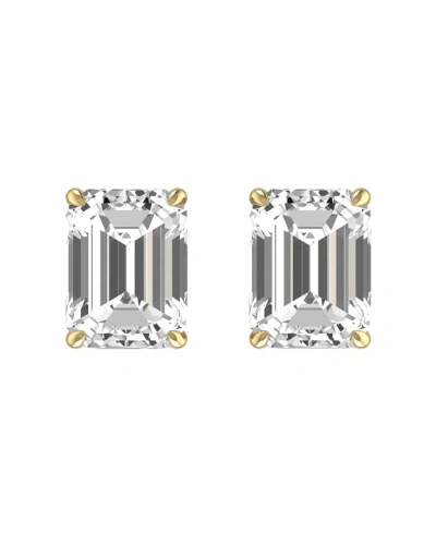 Lab Grown Diamonds 14k 0.50 Ct. Tw. Lab Grown Diamond Earrings In Metallic