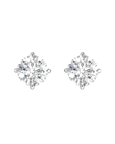 Lab Grown Diamonds 14k 0.50 Ct. Tw. Lab Grown Diamond Earrings In White