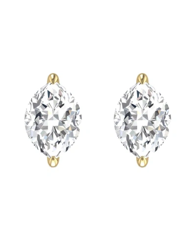 Lab Grown Diamonds 14k 0.50 Ct. Tw. Lab Grown Diamond Earrings In Gold